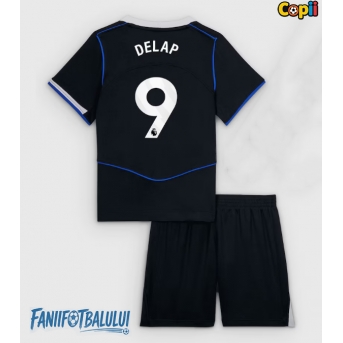 Chelsea Liam Delap #9 Echipament de Fotbal Replică 2025-26 Copii Treilea (+ Șorturi)